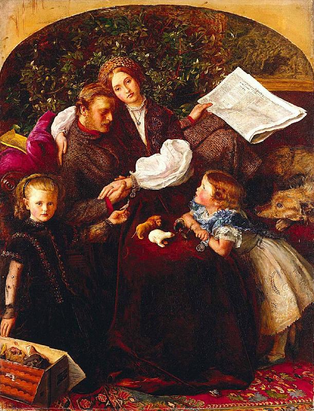 Sir John Everett Millais Peace Concluded Sweden oil painting art